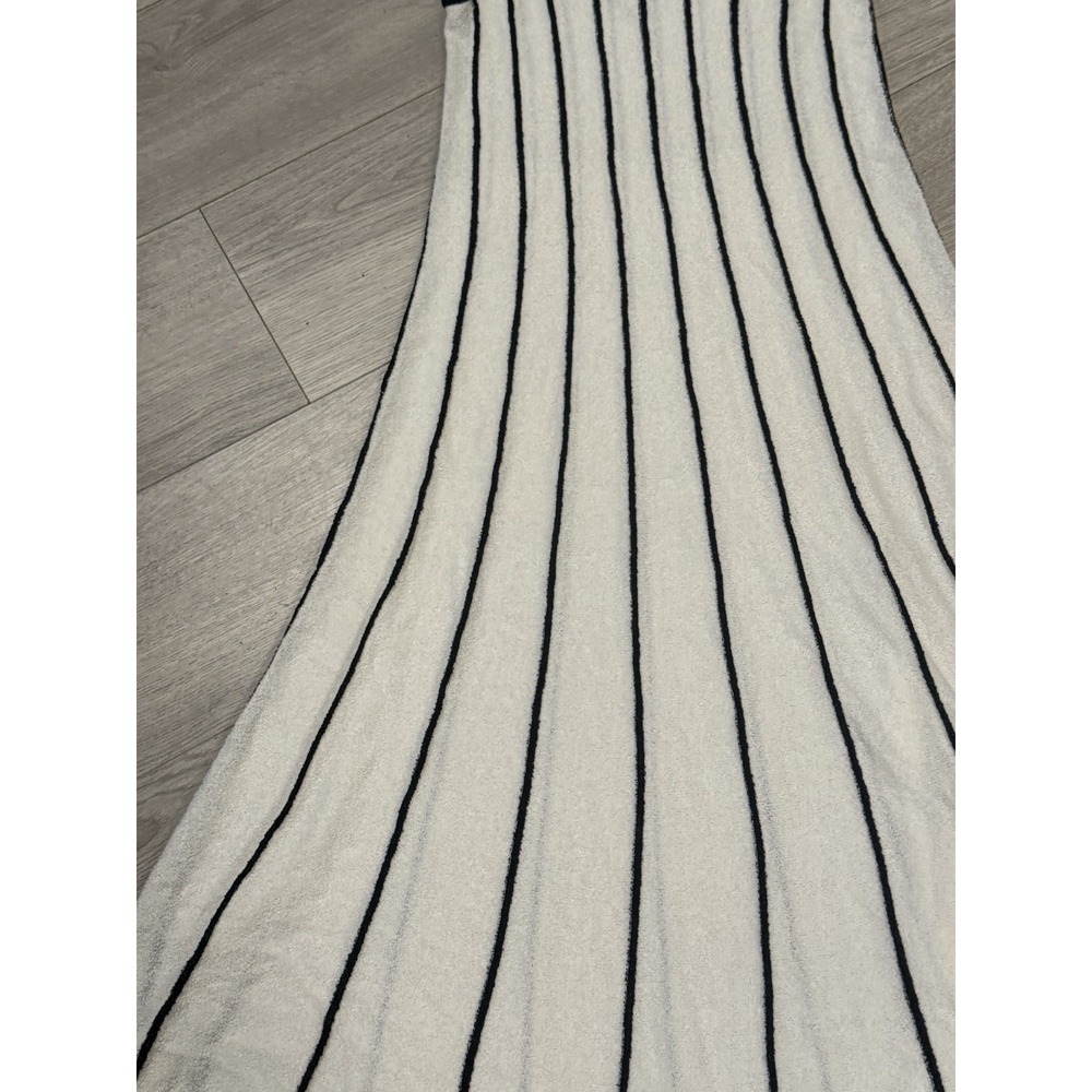 Zara NWT Navy Stripe Sleeveless Knit Maxi Dress Medium - Picture 5 of 10